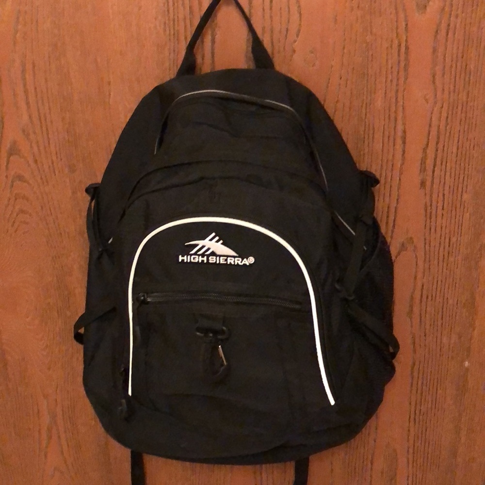 High Sierra Black Backpack